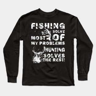 fishing hunting gift Long Sleeve T-Shirt